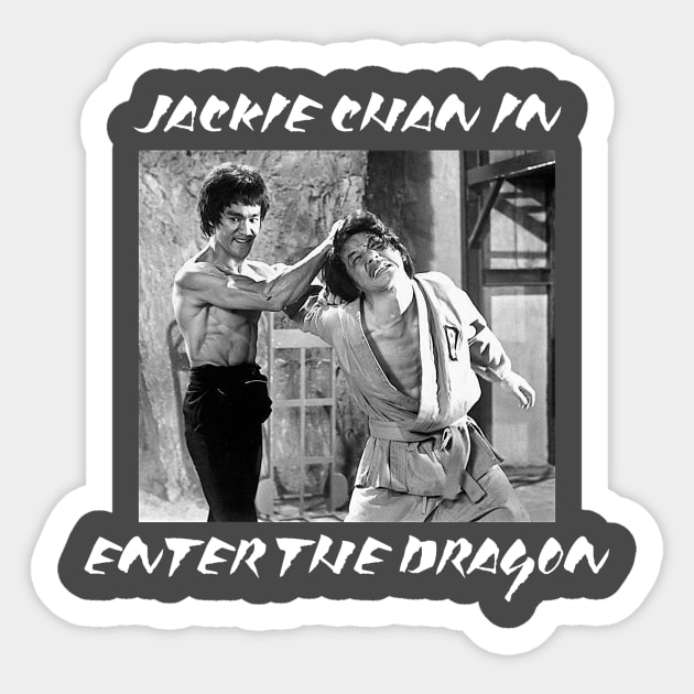 Jackie Chan in ENTER THE DRAGON Sticker by ThatShelf.com